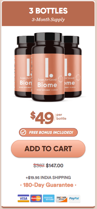 LeanBiome 3 bottle