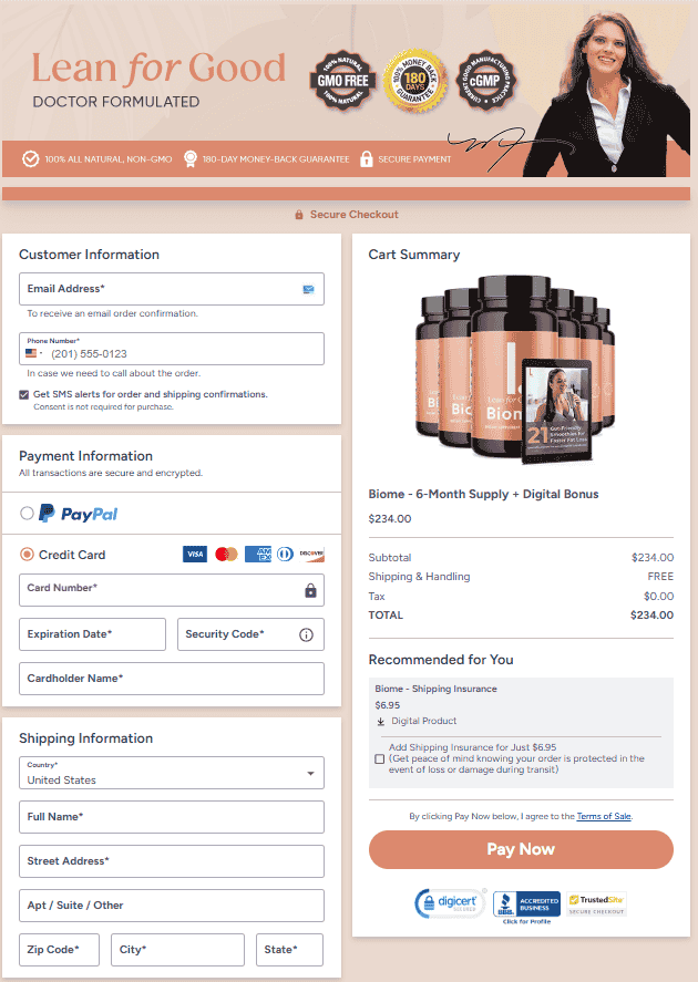 LeanBiome-secure-checkout